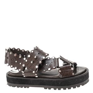 Sandália NK Croco Rebites Pina