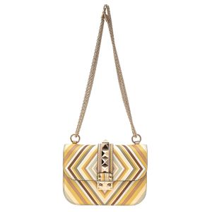 Bolsa Valentino Garavani Glamlock Estampada