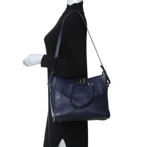 Bolsa Roberto Cavalli Couro Azul