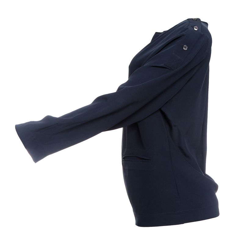 Blusa-Chanel-Seda-Azul-Marinho