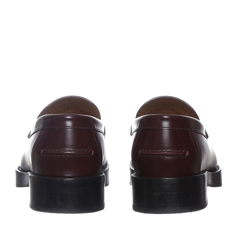 Mocassim-Hermes-Hour-Couro-Vinho-