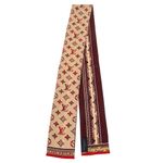 Lenco-Louis-Vuitton-Bandeau-Estampado-Vermelho-e-Azul-