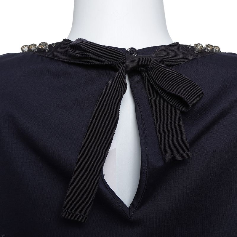 Blusa-Moncler-Pedraria-Azul-Marinho