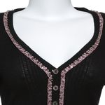 Cardiga-Dolce---Gabbana-com-Bordado-Preto