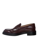 Mocassim-Hermes-Hour-Couro-Vinho-