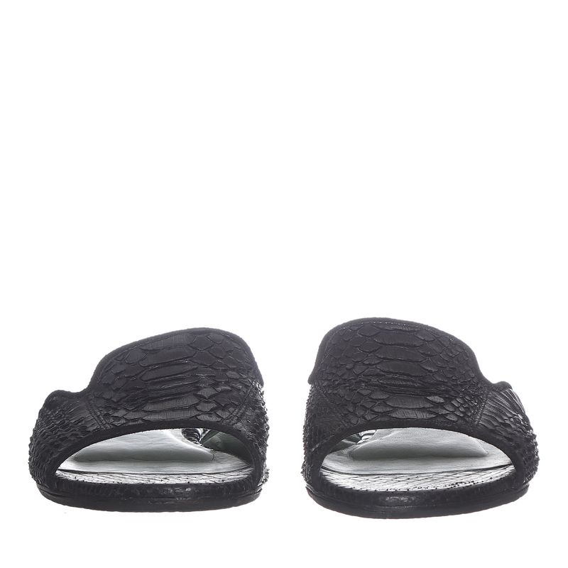 Sandalia-Rasteira-Blue-Bird-Shower-Flat-Python-Preto