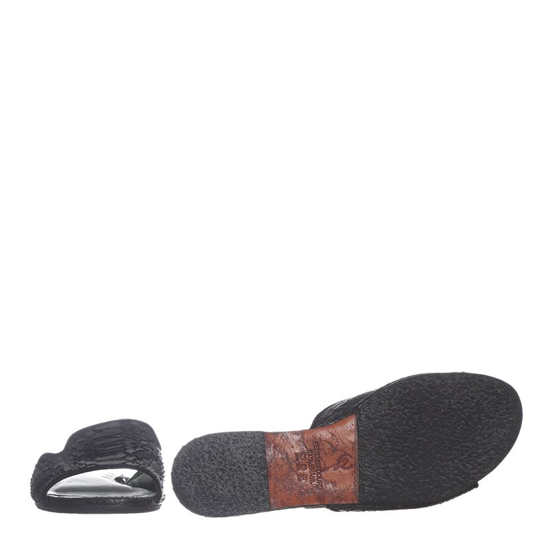 Sandalia-Rasteira-Blue-Bird-Shower-Flat-Python-Preto