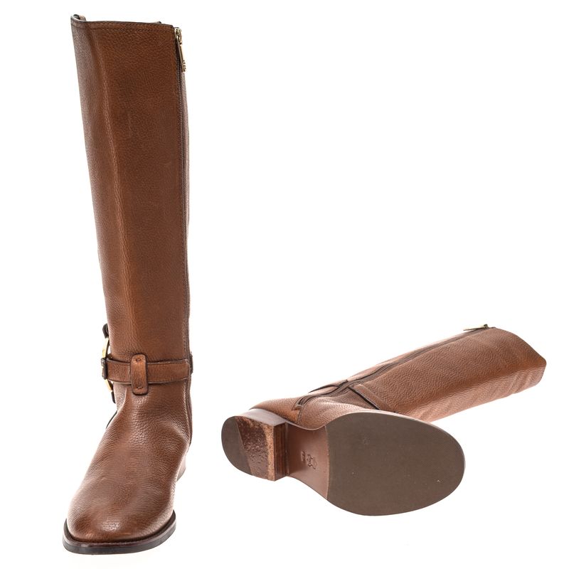 Bota-Tory-Burch-Couro-Caramelo-