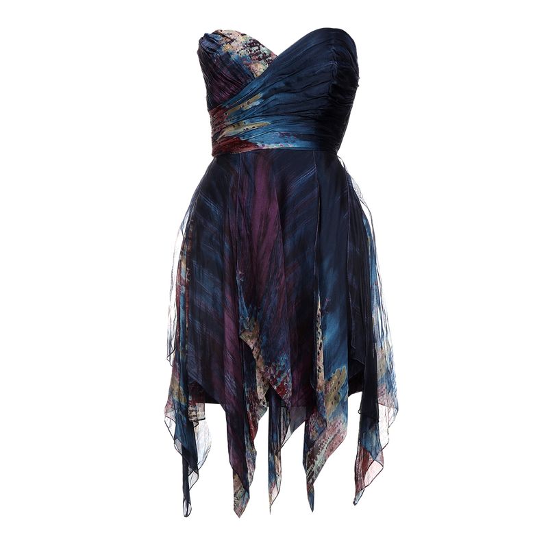 Vestido-Carlos-Miele-Seda-Estampado-Azul