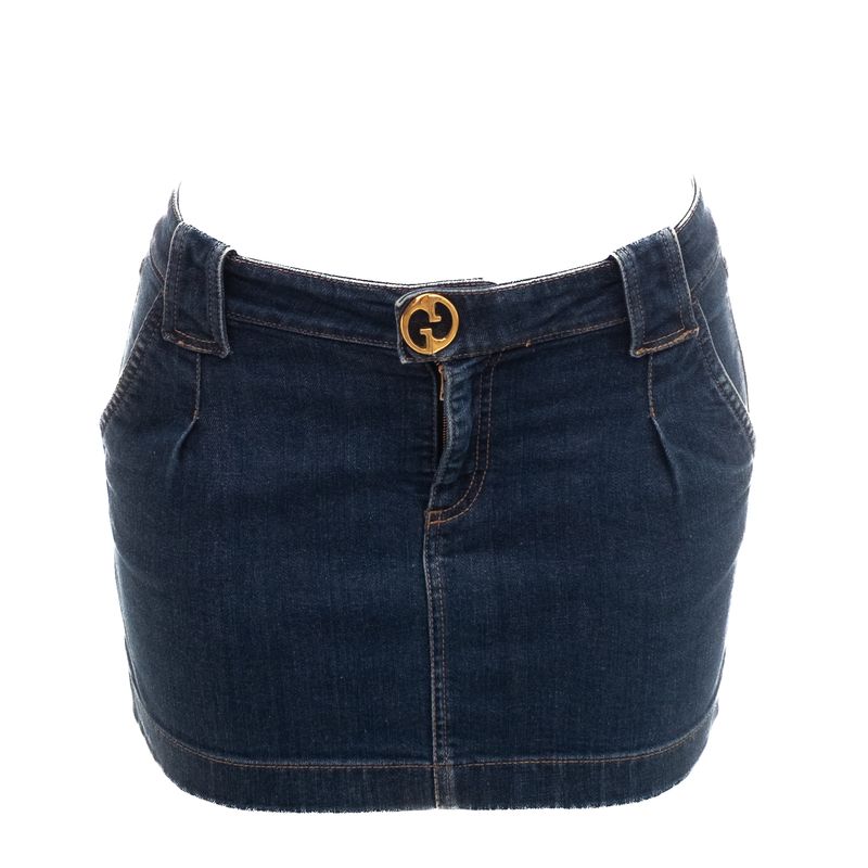 Saia-Gucci-Curta-Jeans