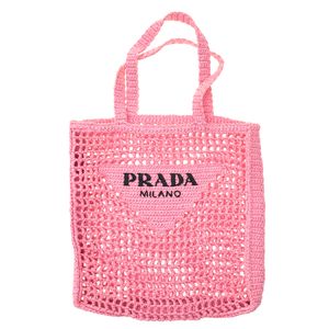 Bolsa Prada Ráfia Rosa