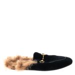 Mule-Gucci-Princetown-Pelos-Couro-Preto