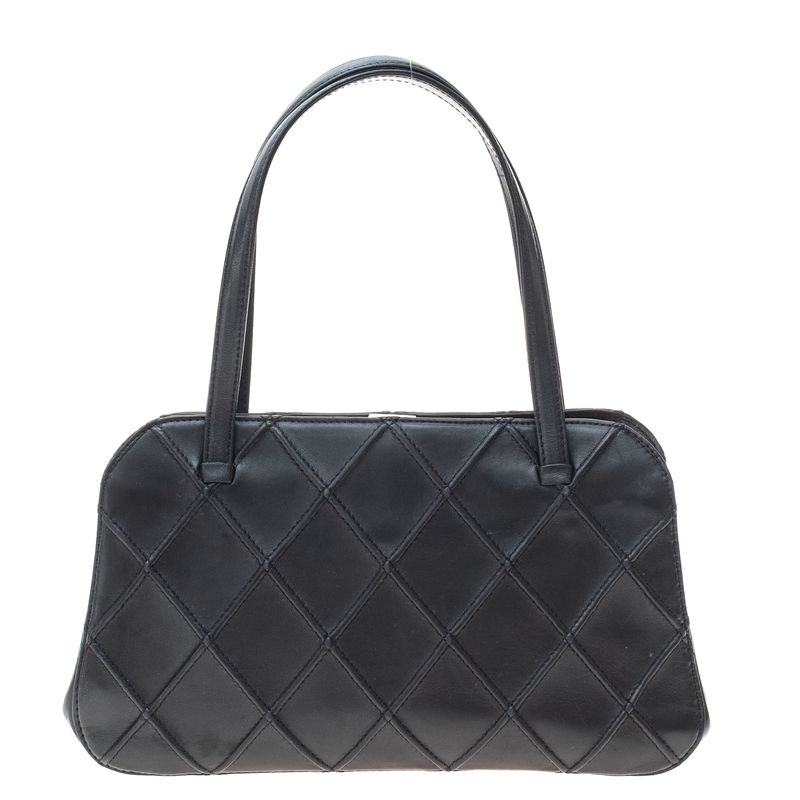 Bolsa-Chanel-Vintage-Matelasse-Preta-