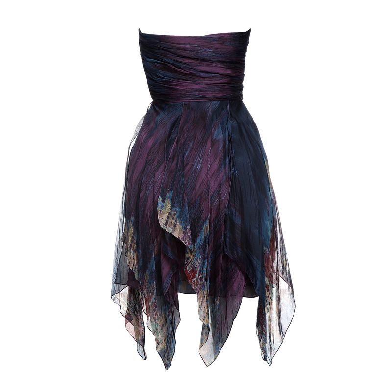 Vestido-Carlos-Miele-Seda-Estampado-Azul