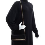 Clutch-Diane-Von-Furstenberg-Couro-Preto-