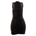 Vestido-AllSaints-Bordado-Preto-e-Marrom-