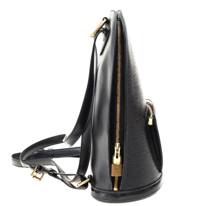 Mochila-Louis-Vuitton-Vintage-Gobelins-Epi-Preta-