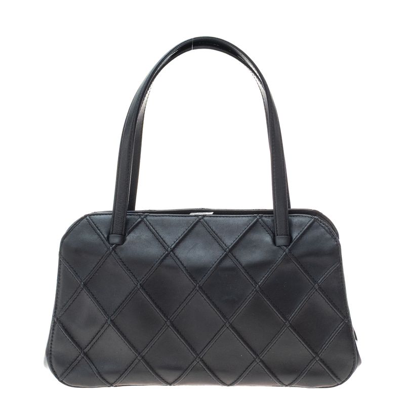 Bolsa-Chanel-Vintage-Matelasse-Preta-
