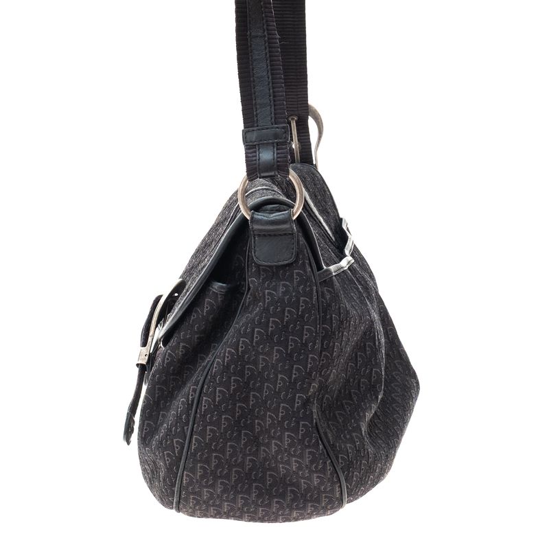 Bolsa-Christian-Dior-Vintage-Monograma-Preta-