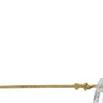 Oculos-de-Grau-Chanel-Infantil-Dourado