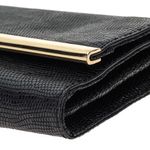 Clutch-Diane-Von-Furstenberg-Couro-Preto-