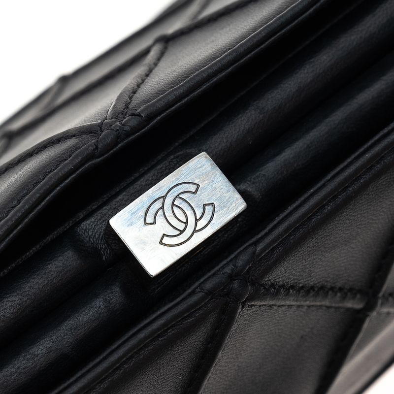 Bolsa-Chanel-Vintage-Matelasse-Preta-