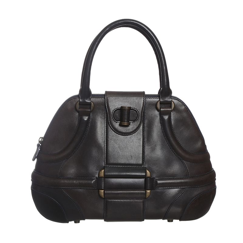 Bolsa-Alexander-McQueen-Novak-Couro-Marrom