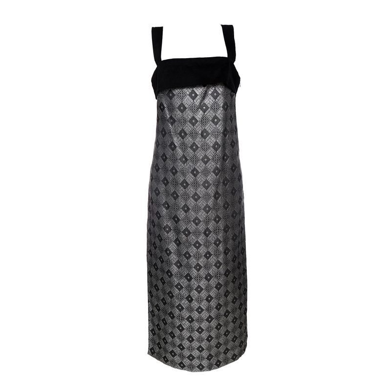 Vestido-Allmost-Vintage-Jacquard-Prateado