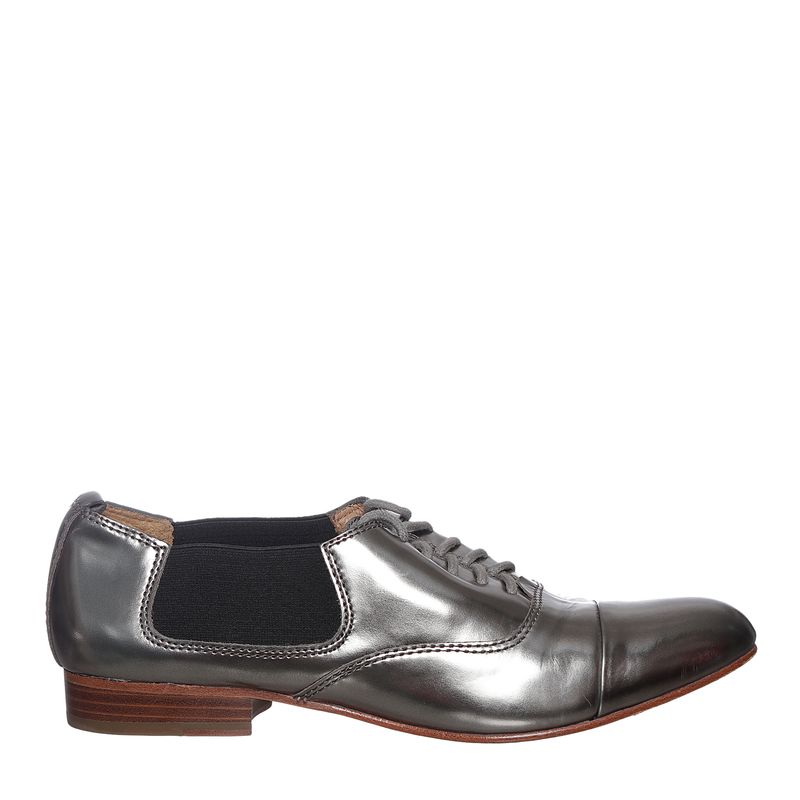 Sapato-Coach-Oxford-Prateado