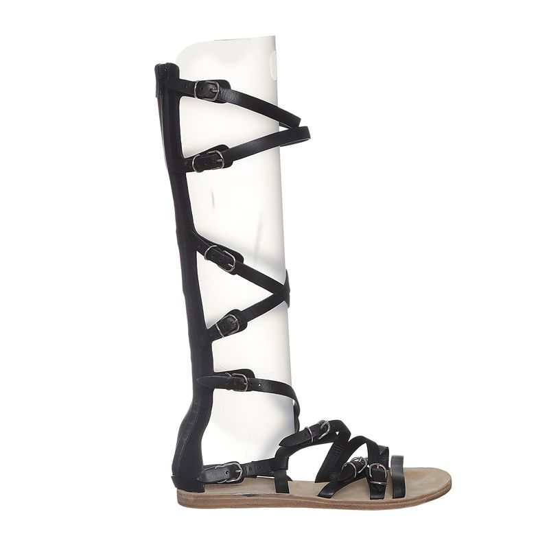Sandalia-Balenciaga-Gladiadora-Couro-Preta
