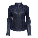 Jaqueta-Michael-Kors-Couro-Azul