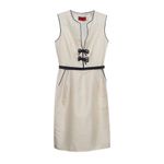 Vestido-Carolina-Herrera-com-Cinto-Bege