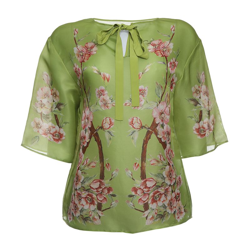 Blusa-Dolce---Gabbana-Seda-Estampada-