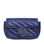 Bolsa-Gucci-Marmont-Mini-Chain-Couro-Azul