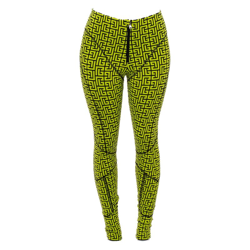 Legging-Balmain-Estampada-Verde-