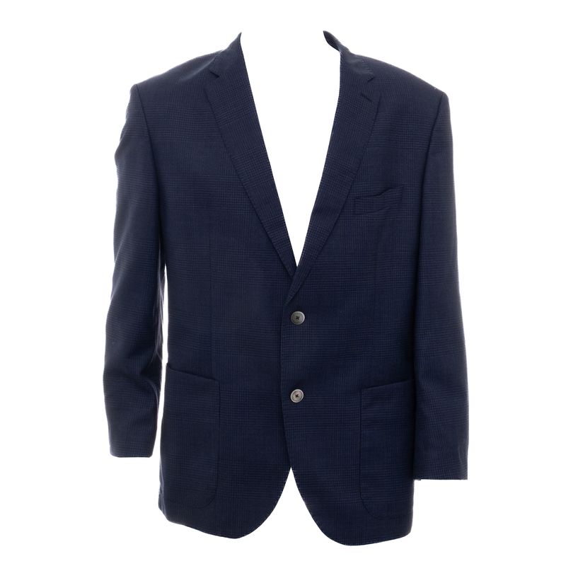 Blazer-Hugo-Boss-Padronagem-Azul