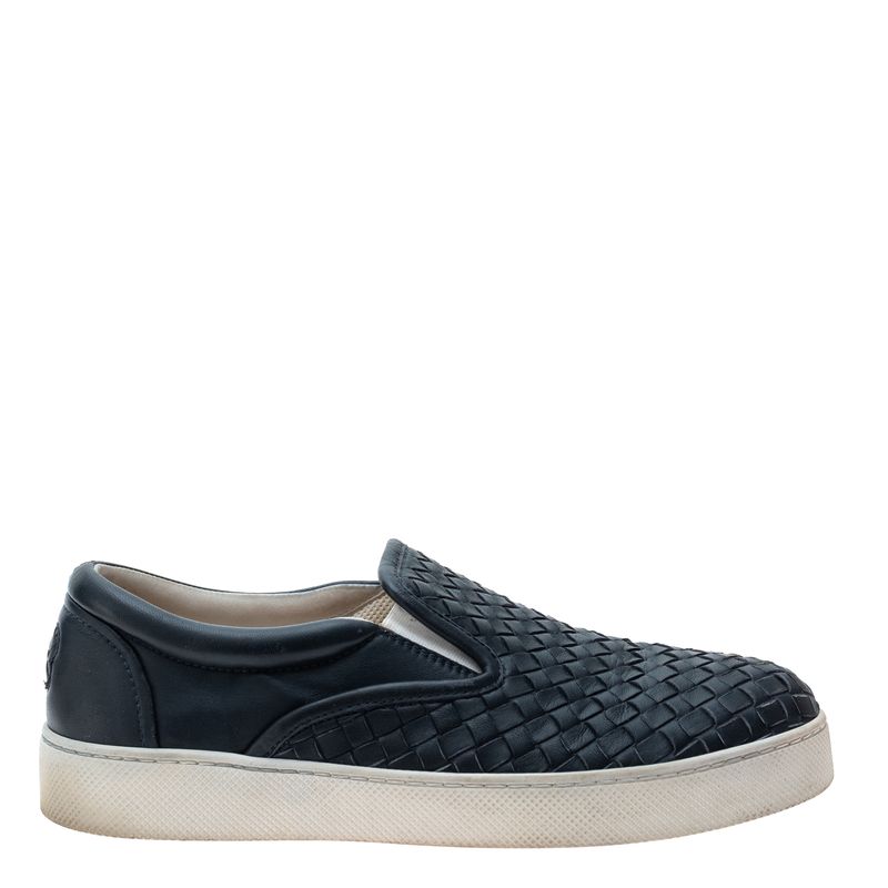 Tenis-Bottega-Venetta-Slip-On-Preto