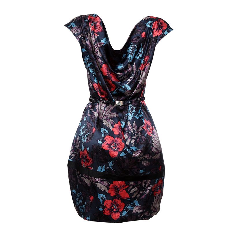 Vestido-Marc-Jacobs-Seda-com-Cinto-Floral-Azul