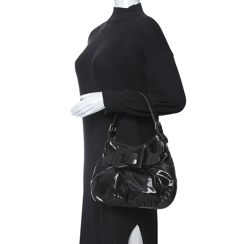 Bolsa-Gucci-Dialux-Queen-Hobo-Preta