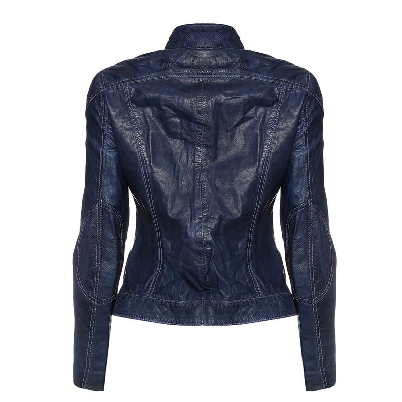 Jaqueta-Michael-Kors-Couro-Azul