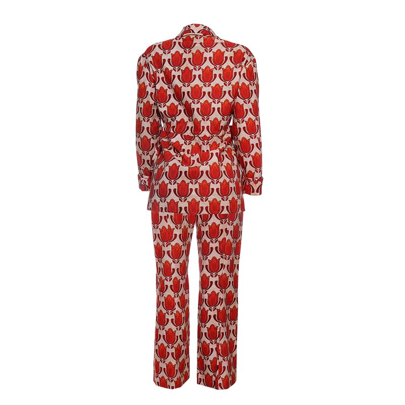 Conjunto-Paula-Raia-Casaco-e-Calca-Estampado-Vermelho