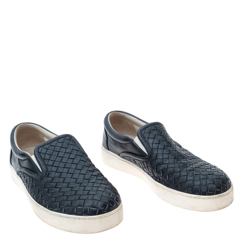 Tenis-Bottega-Venetta-Slip-On-Preto
