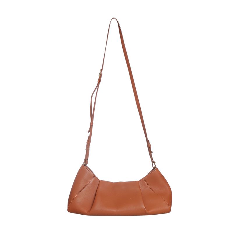 Bolsa-Khaite-Tan-Jeanne-Couro-Marrom-
