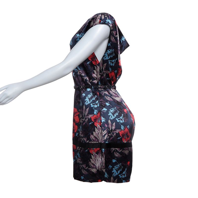 Vestido-Marc-Jacobs-Seda-com-Cinto-Floral-Azul