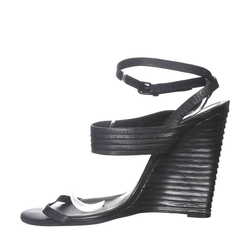Sandalia-Bottega-Veneta-Couro-Preta