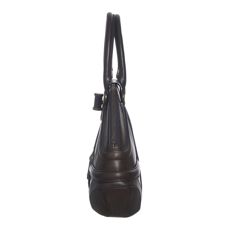 Bolsa-Alexander-McQueen-Novak-Couro-Marrom
