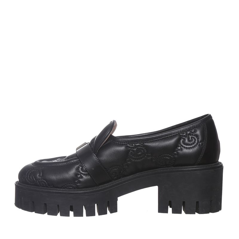 Mocassim-Gucci-GG-Couro-Preto
