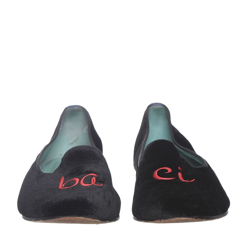 Sapato-Blue-Bird-Veludo-Baci-Preto