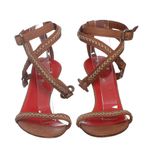 Sandalia-Celine-Couro-Marrom