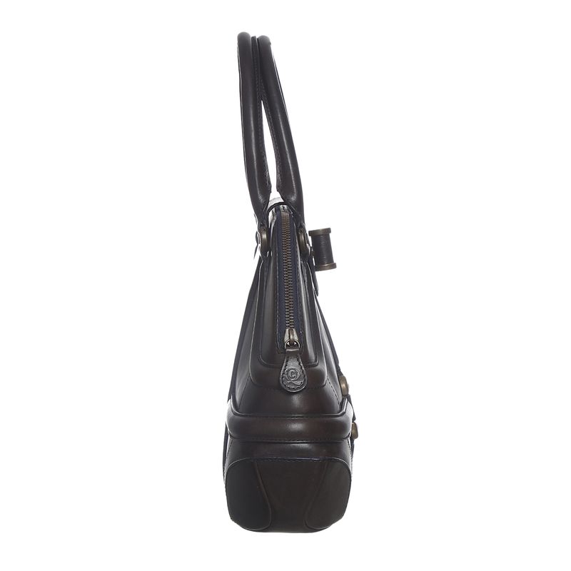 Bolsa-Alexander-McQueen-Novak-Couro-Marrom
